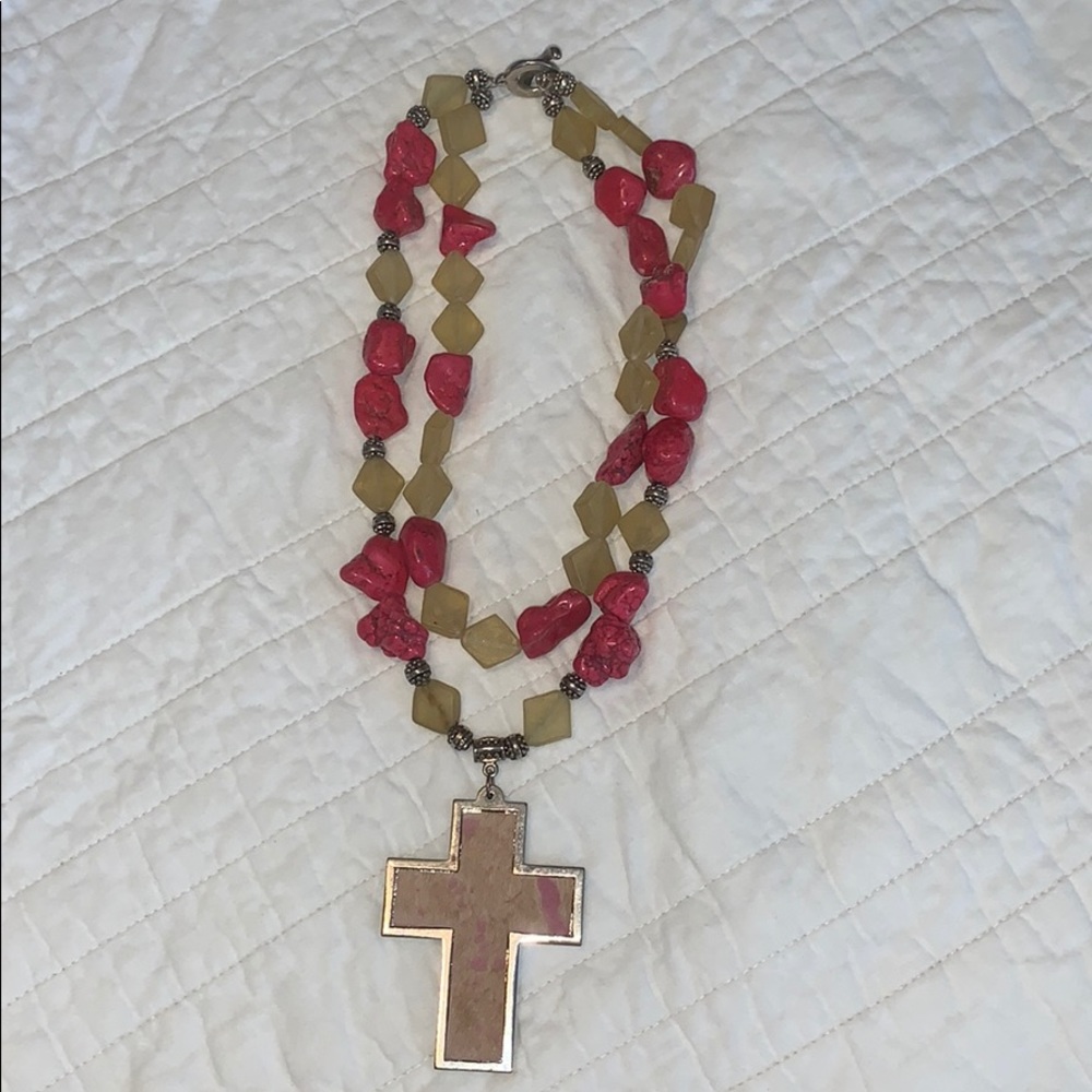 Pink Stone Necklace